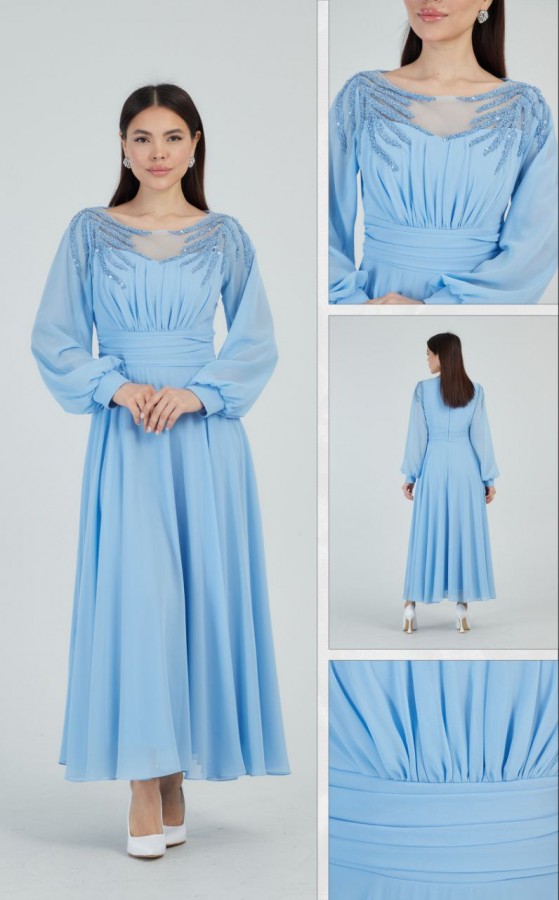 Платье Шейла голубое