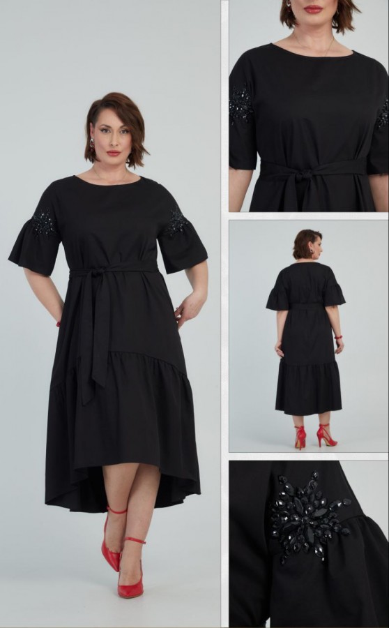 Платье Изольда черное