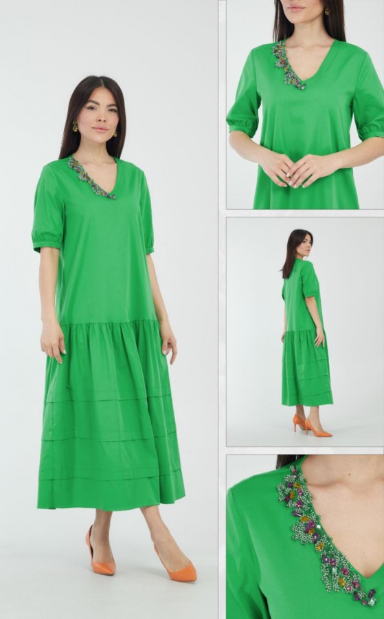 Платье Даниэлла зеленое