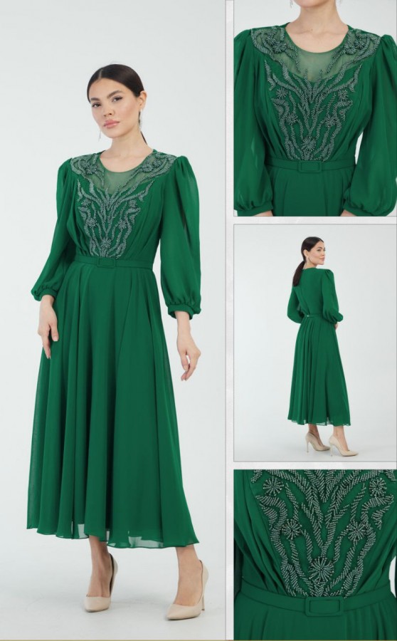 Платье Киара зеленое