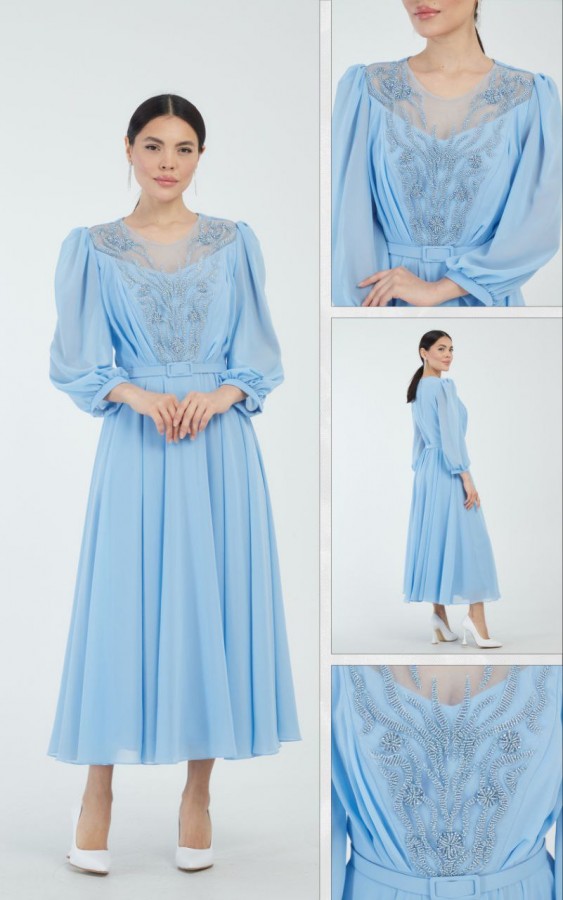 Платье Киара голубое